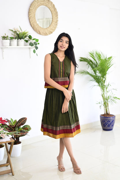 Mehendi Green Co-Ord Set